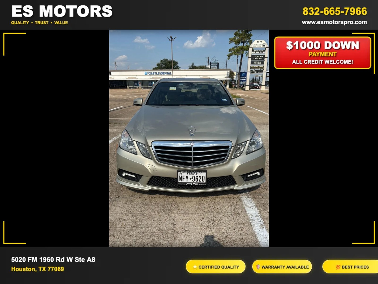 2011 Mercedes-Benz E-Class E 350 Sedan 4D