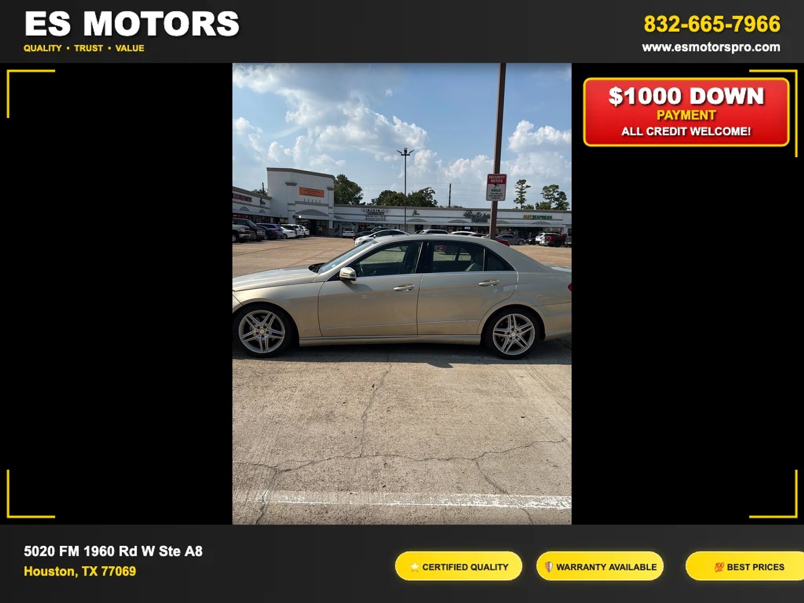 2011 Mercedes-Benz E-Class E 350 Sedan 4D