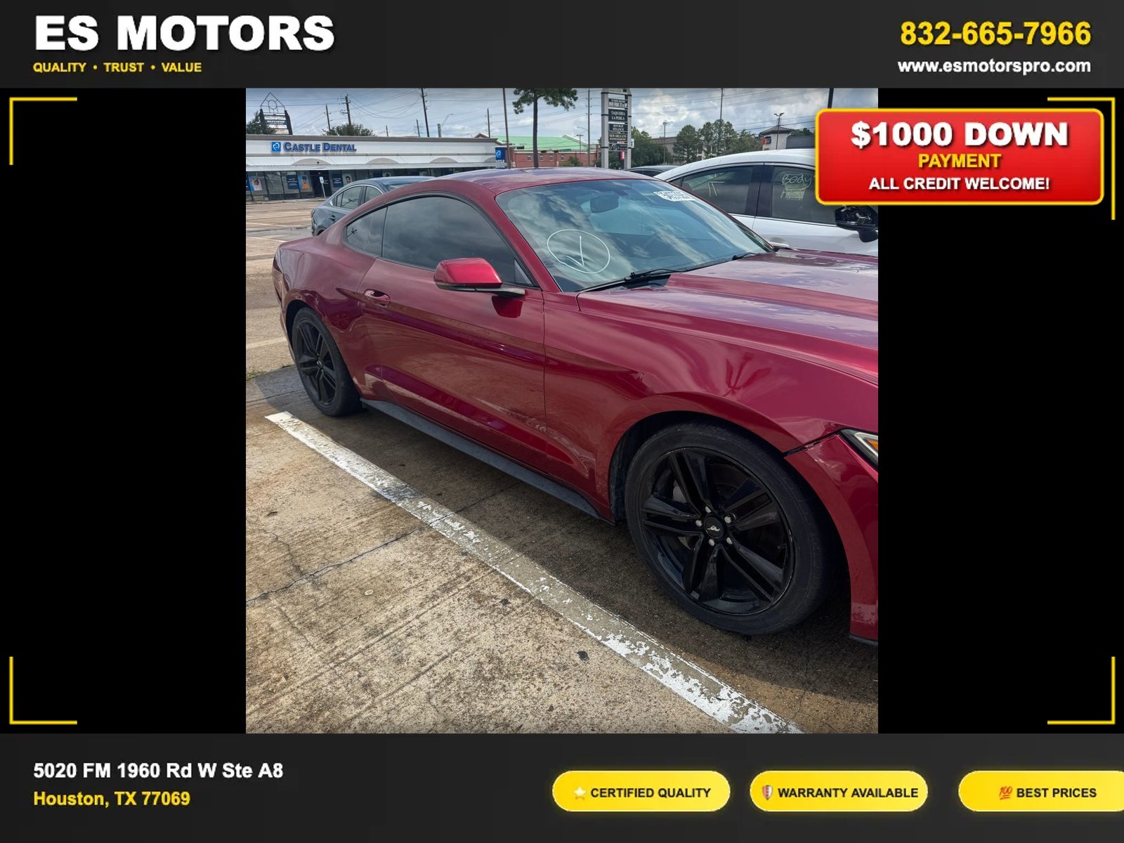 2016 Ford Mustang EcoBoost Premium Coupe 2D full