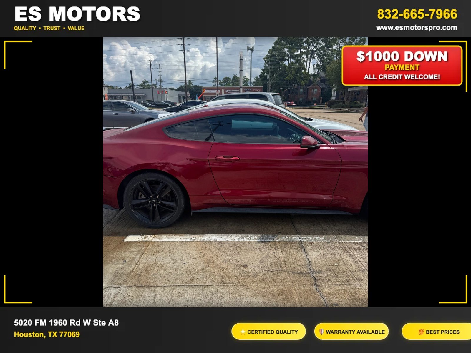 2016 Ford Mustang EcoBoost Premium Coupe 2D full