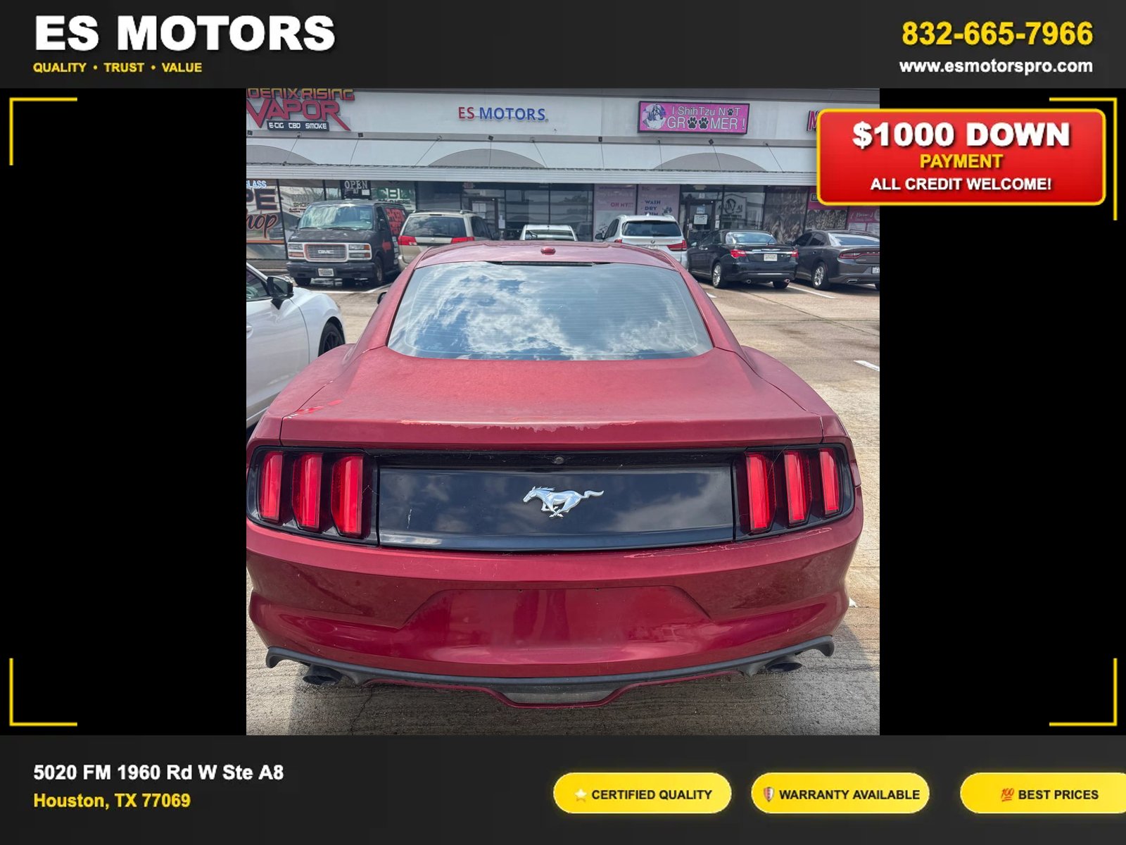 2016 Ford Mustang EcoBoost Premium Coupe 2D full