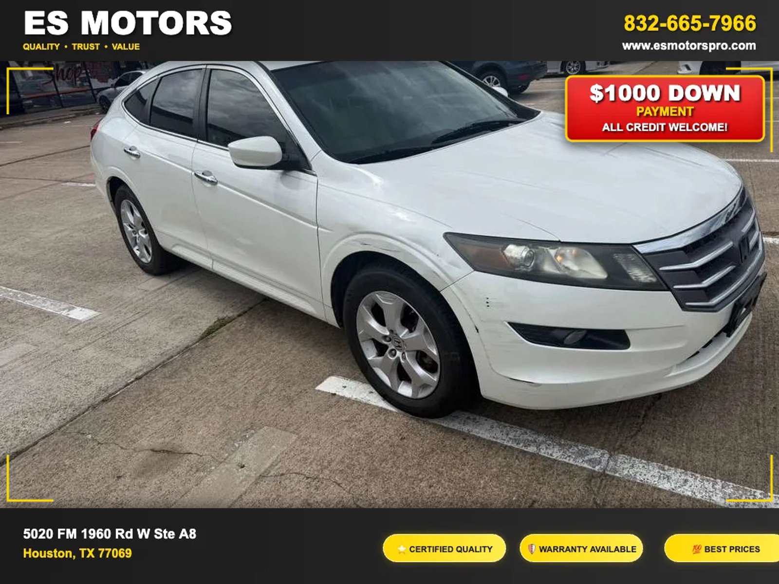 2012 Honda Crosstour EX-L Sport Utility 4D