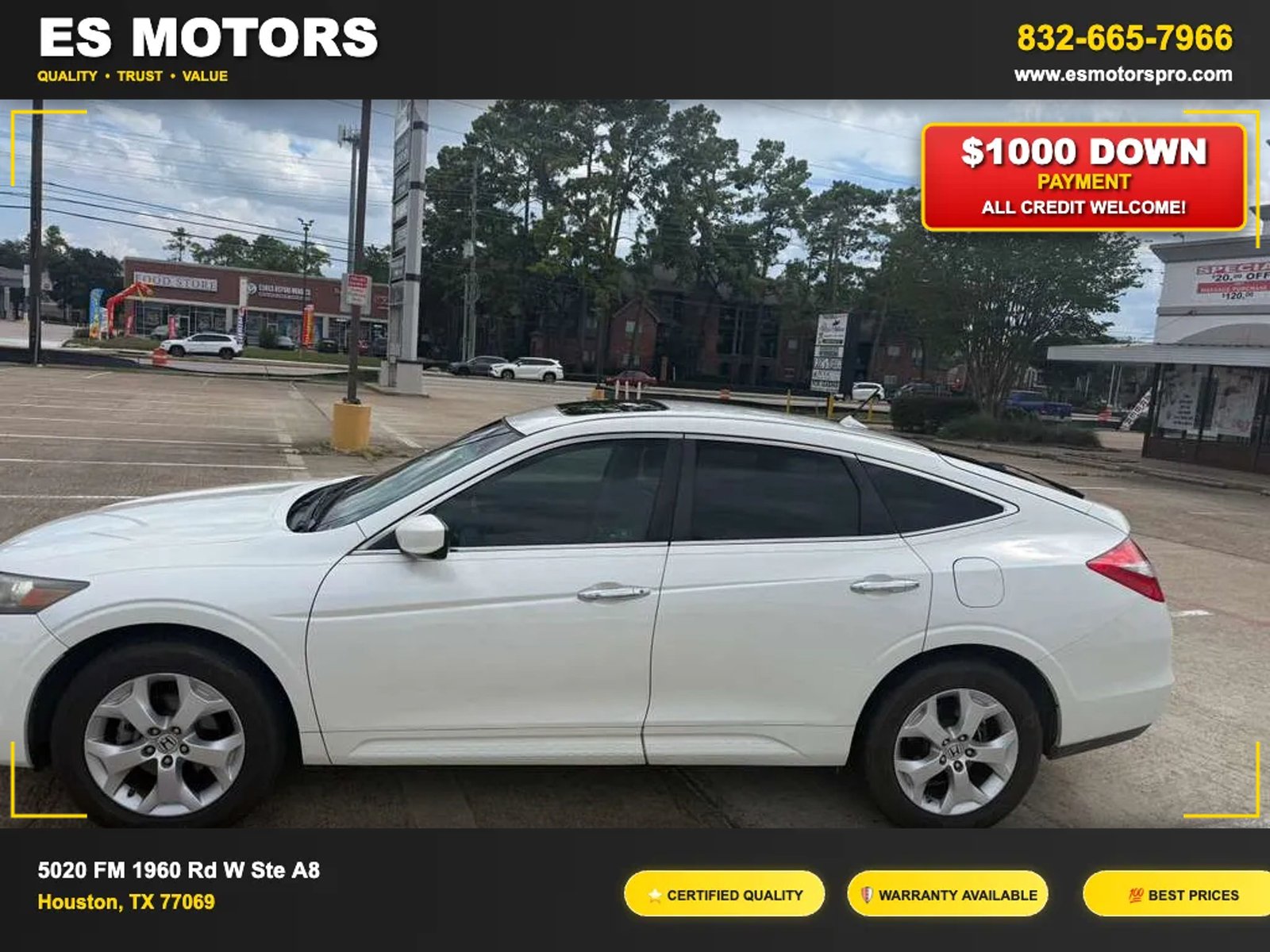 2012 Honda Crosstour EX-L Sport Utility 4D