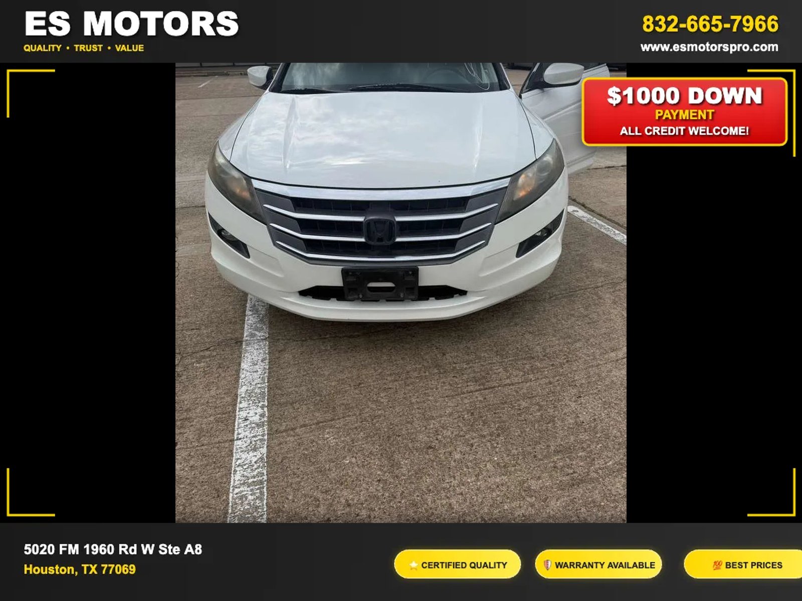 2012 Honda Crosstour EX-L Sport Utility 4D