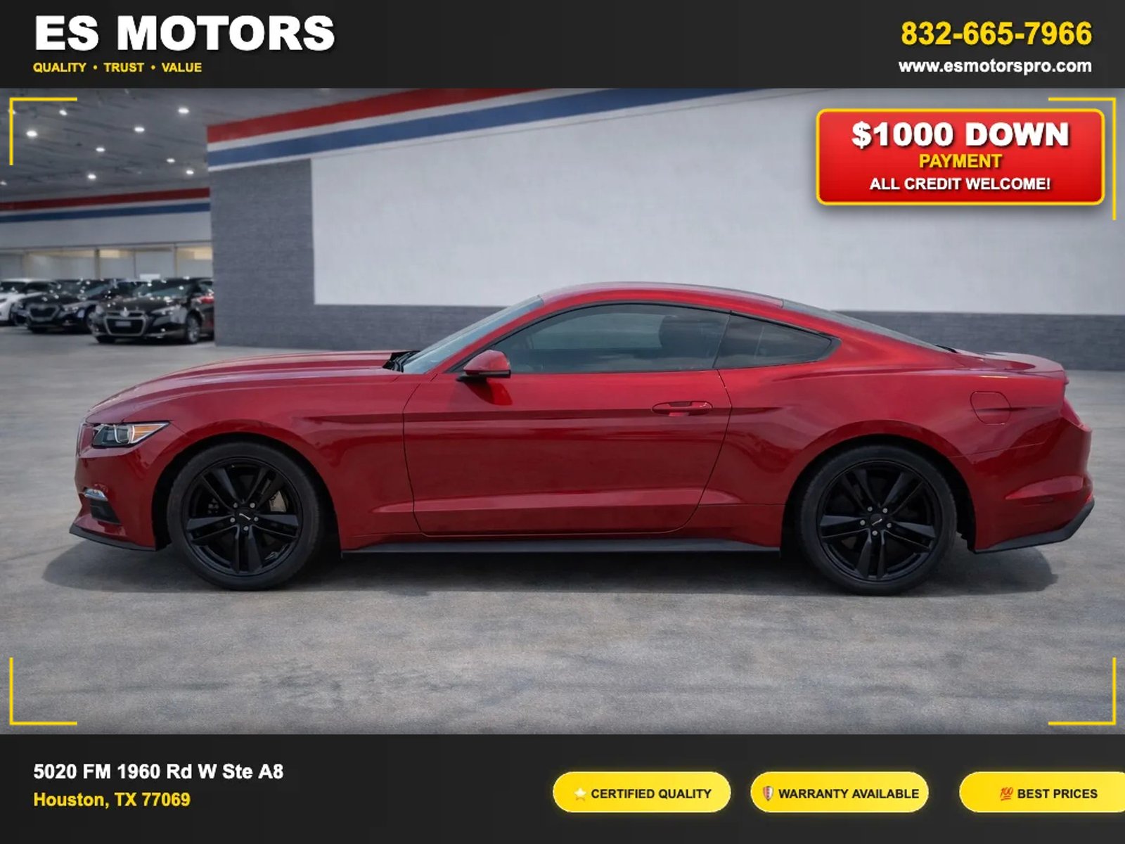 2016 Ford Mustang EcoBoost Premium Coupe 2D