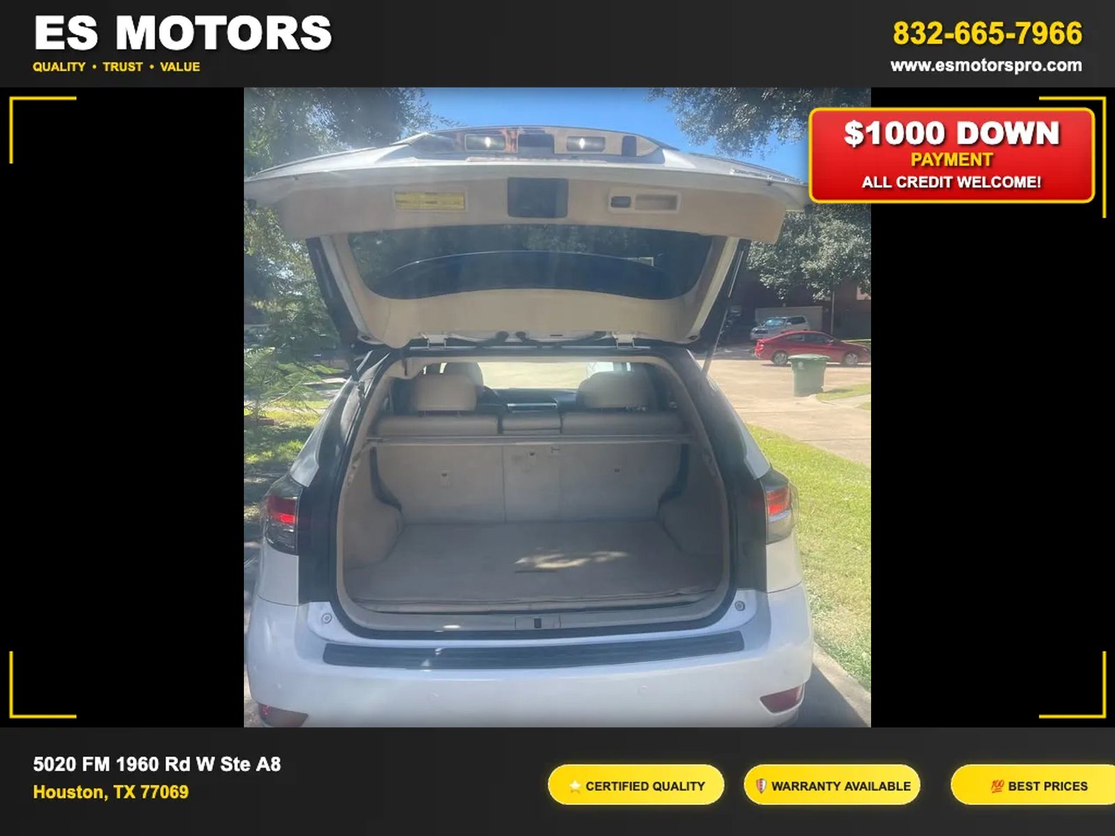 
2013 Lexus RX RX 350 Sport Utility 4D full									