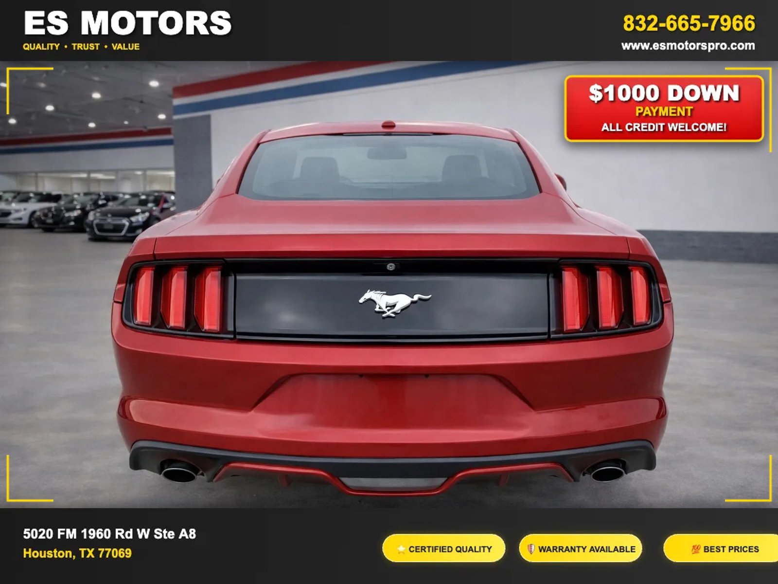 2016 Ford Mustang EcoBoost Premium Coupe 2D