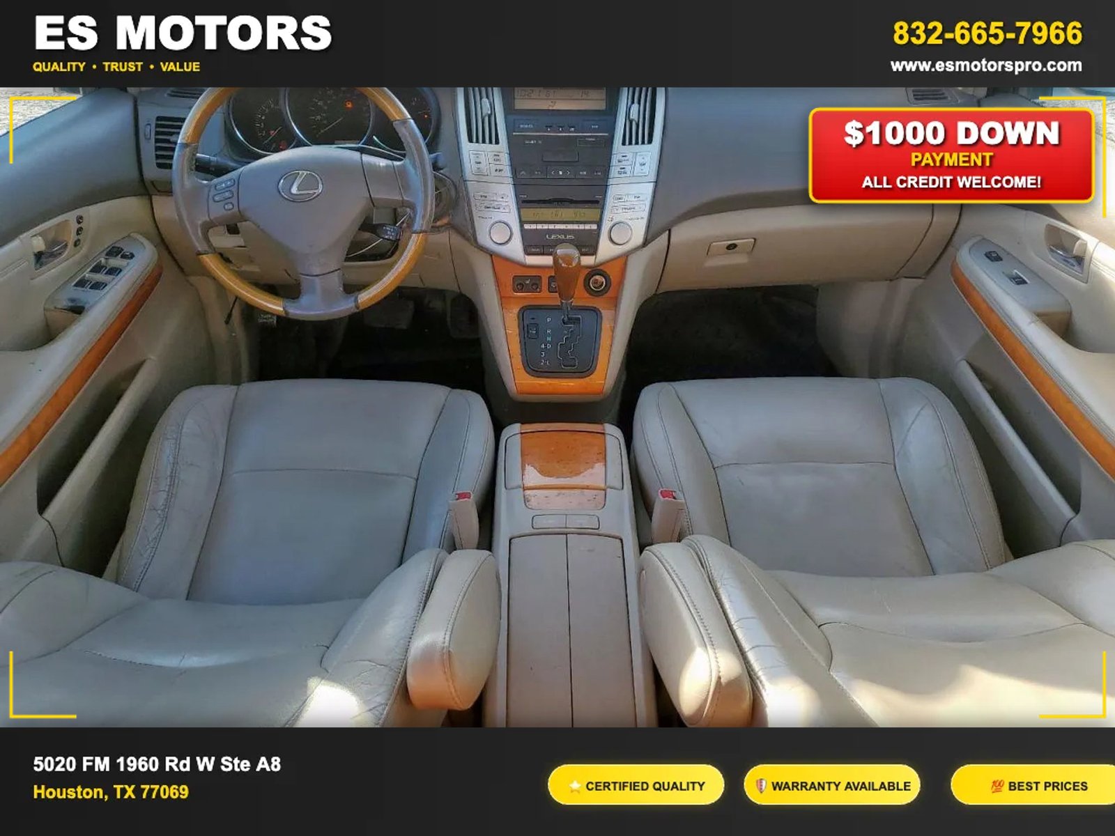 
2008 Lexus RX RX 350 Sport Utility 4D full									