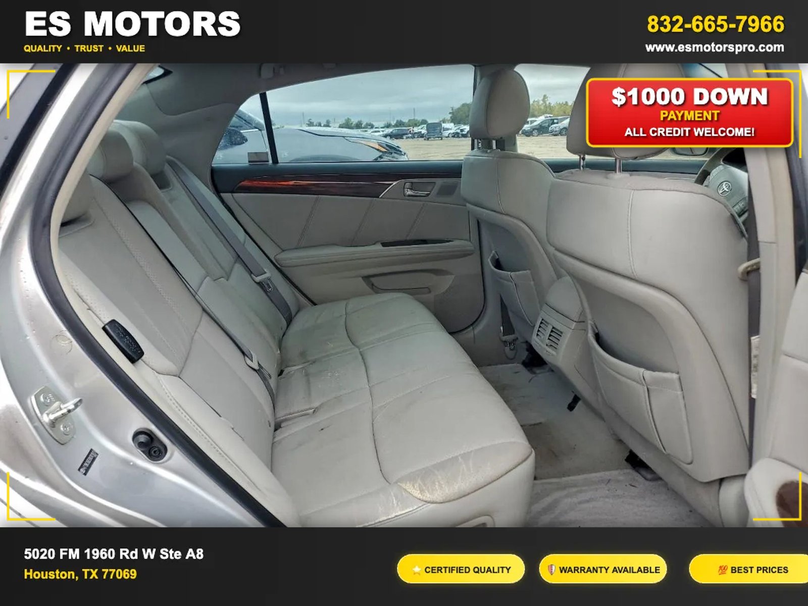 
2008 Toyota Avalon XL Sedan 4D full									