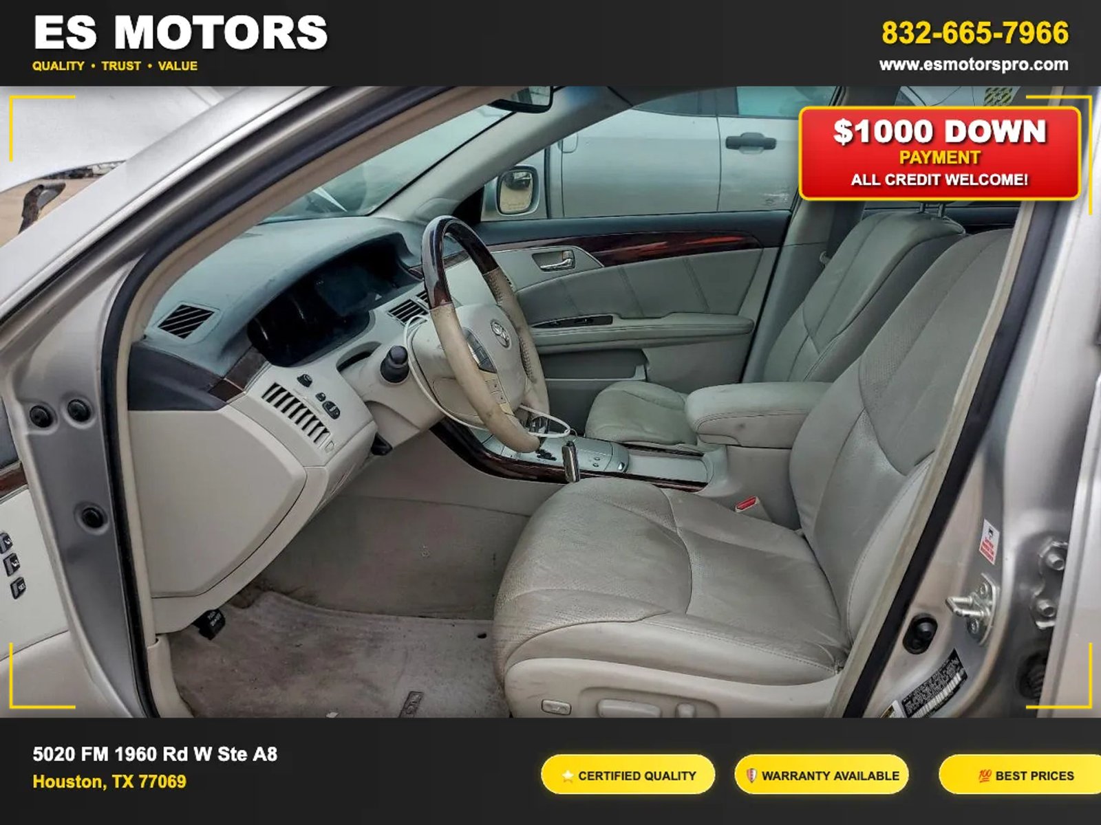 
2008 Toyota Avalon XL Sedan 4D full									