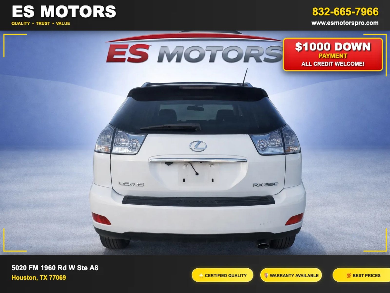 2008 Lexus RX RX 350 Sport Utility 4D