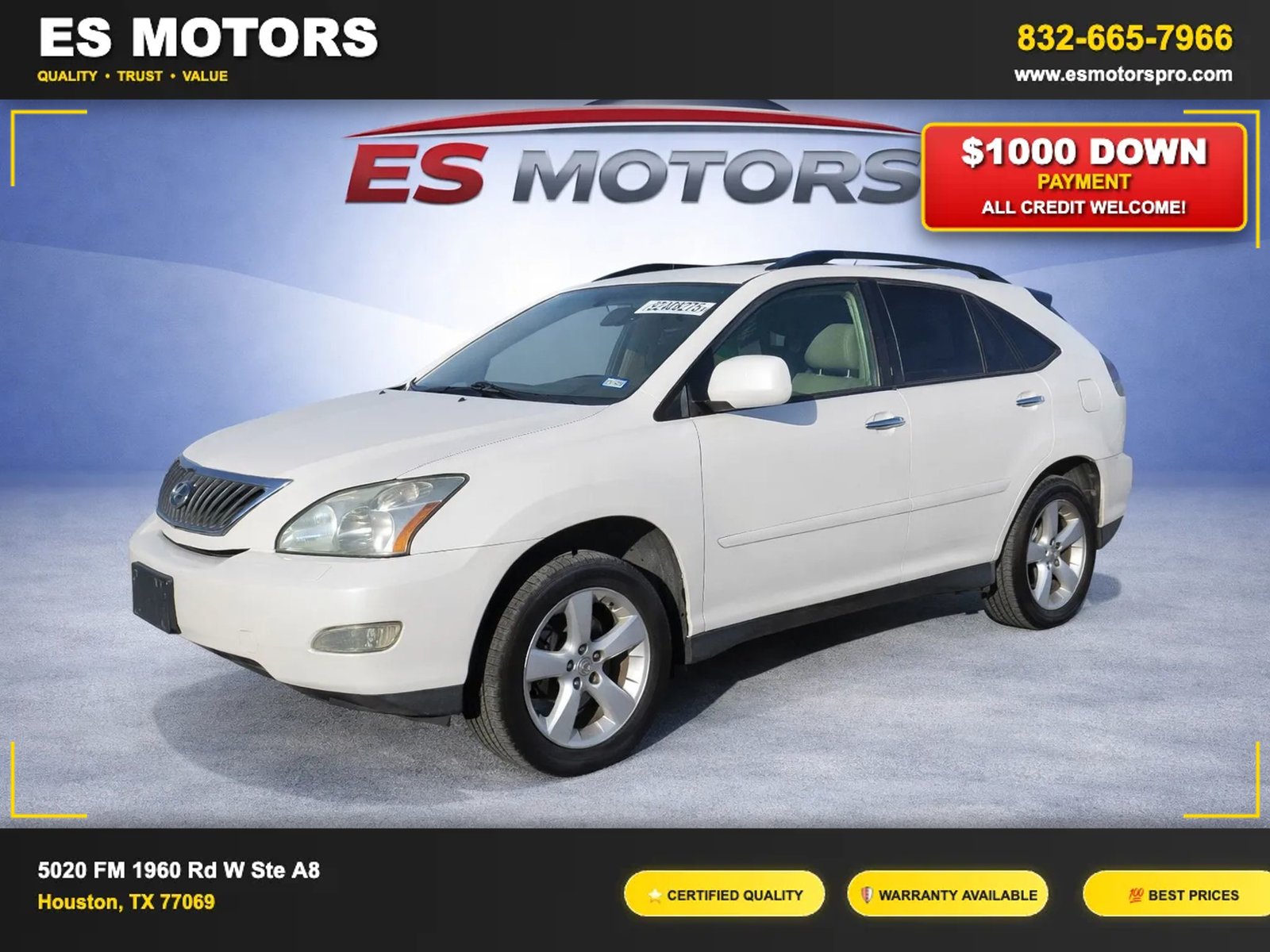 2008 Lexus RX RX 350 Sport Utility 4D