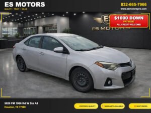 2014 Toyota Corolla S Sedan 4D