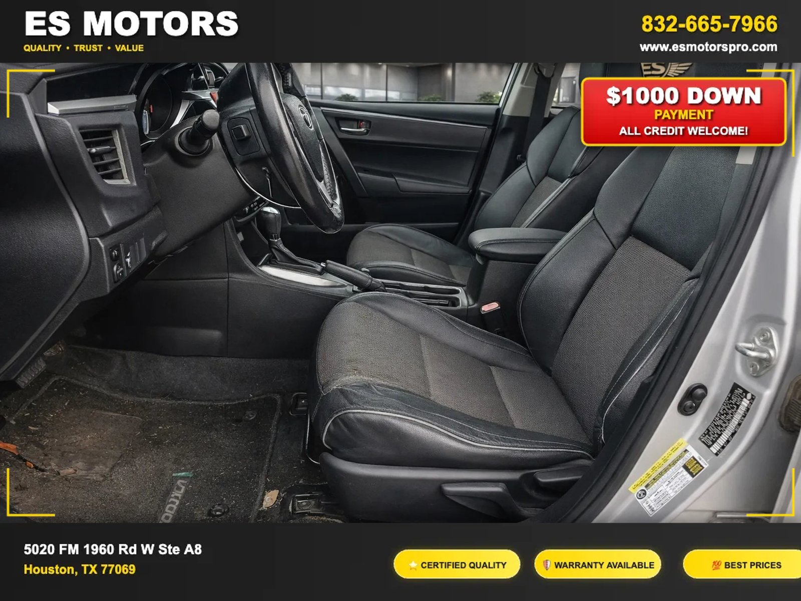 
2014 Toyota Corolla S Sedan 4D full									