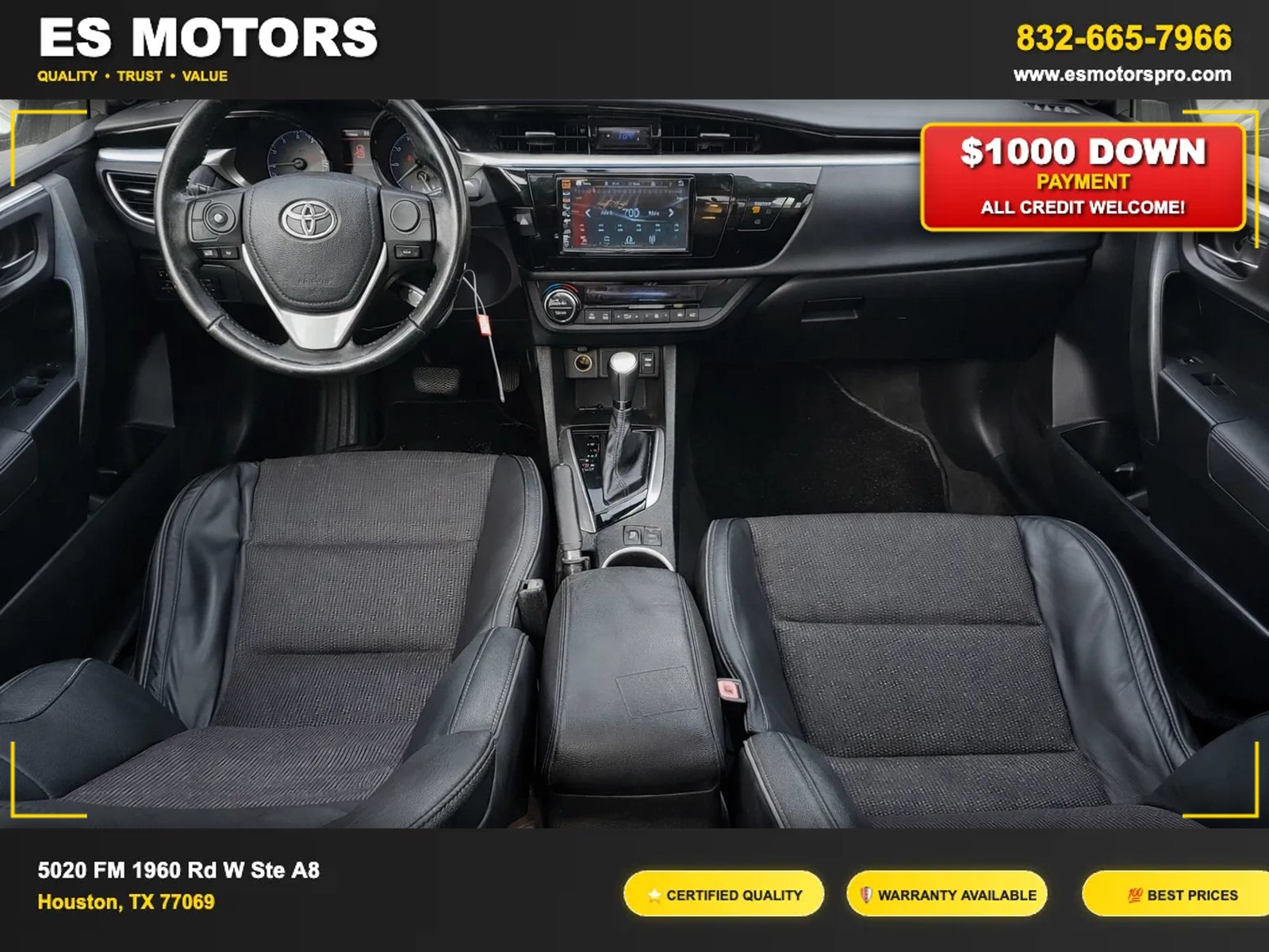 
2014 Toyota Corolla S Sedan 4D full									