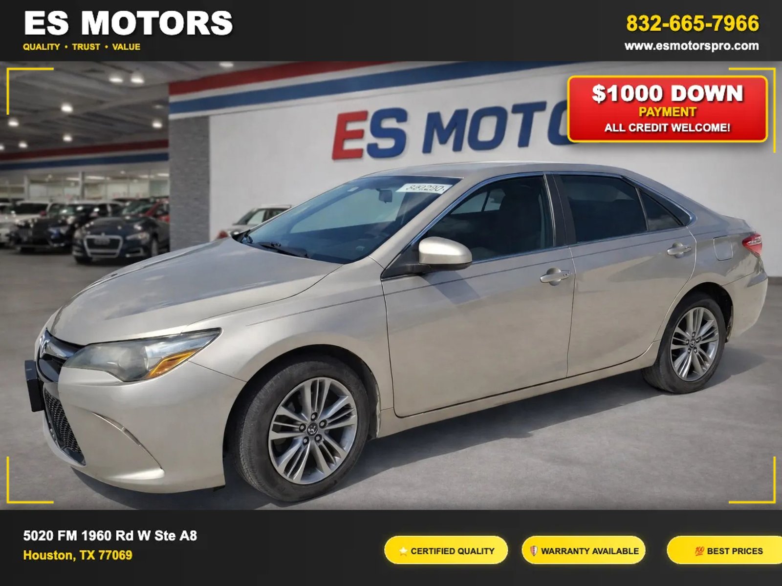 2017 Toyota Camry SE Sedan 4D