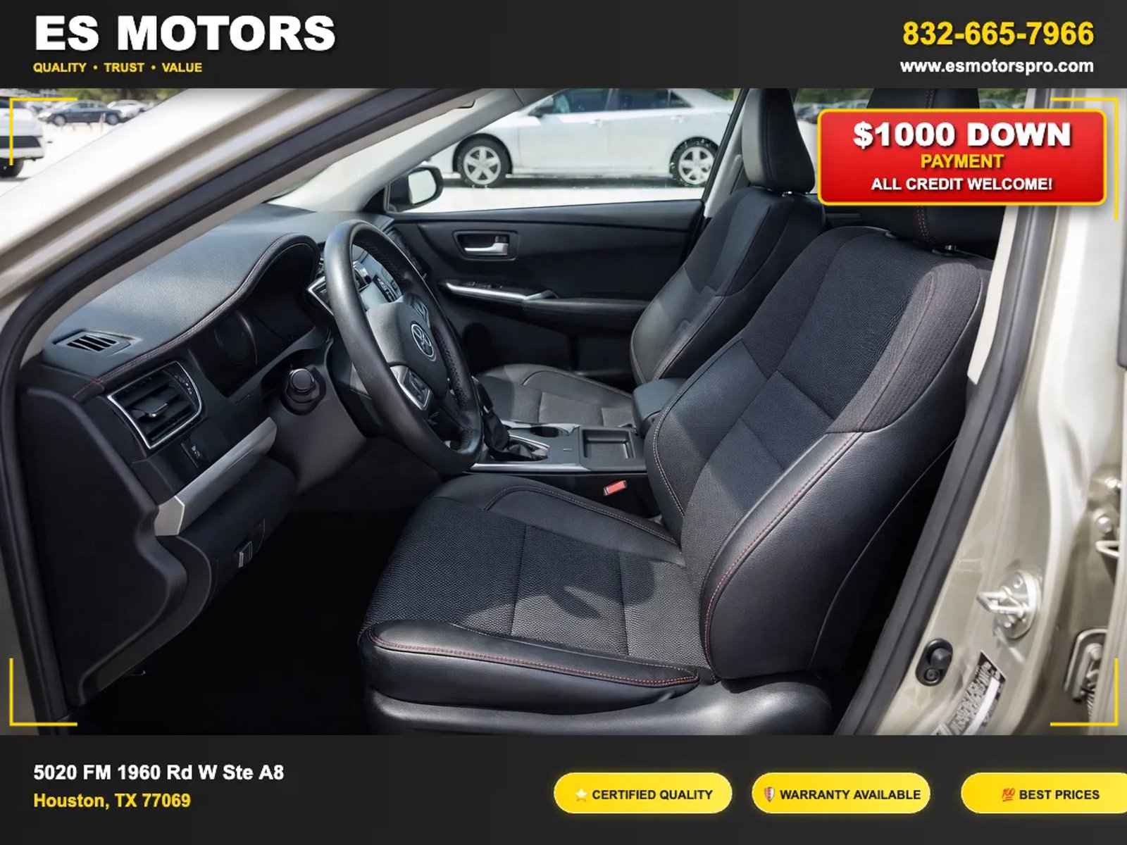 2017 Toyota Camry SE Sedan 4D