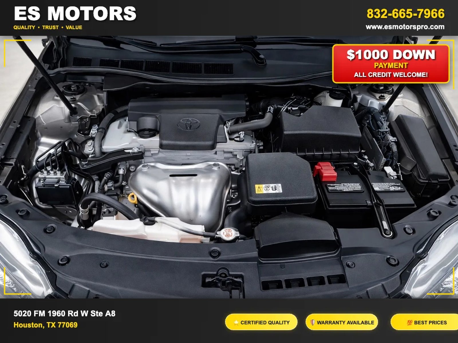 
2017 Toyota Camry SE Sedan 4D full									