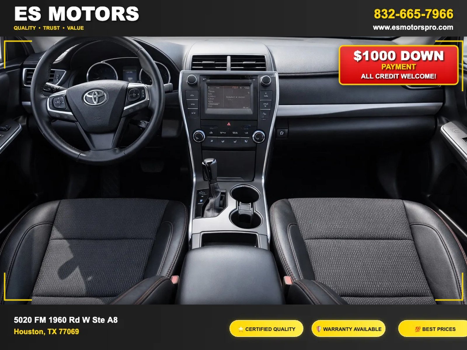 
2017 Toyota Camry SE Sedan 4D full									