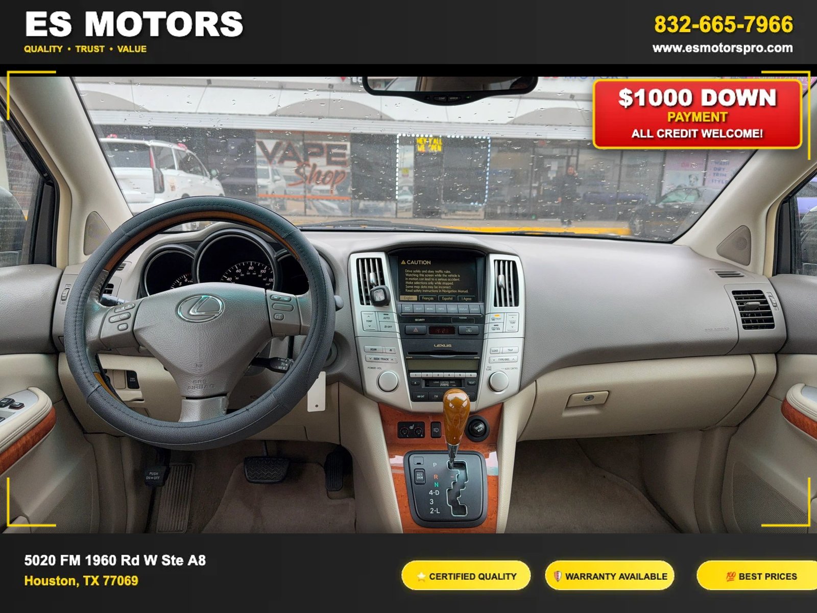 
2007 Lexus RX RX 350 Sport Utility 4D full									