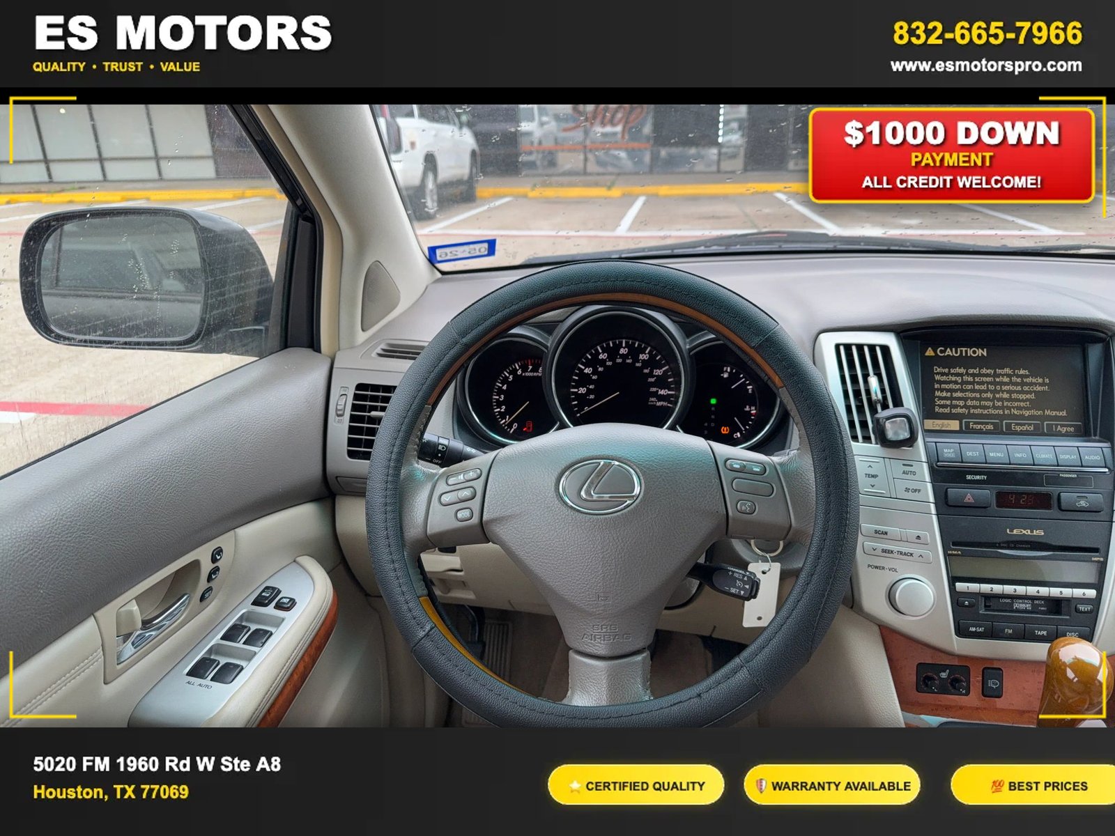 
2007 Lexus RX RX 350 Sport Utility 4D full									