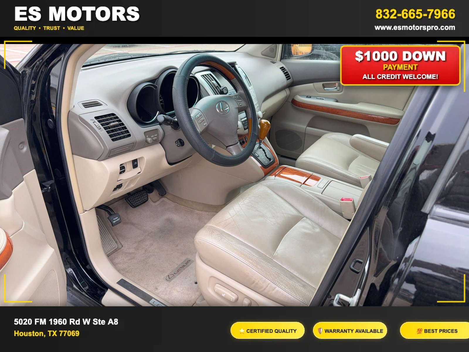 
2007 Lexus RX RX 350 Sport Utility 4D full									