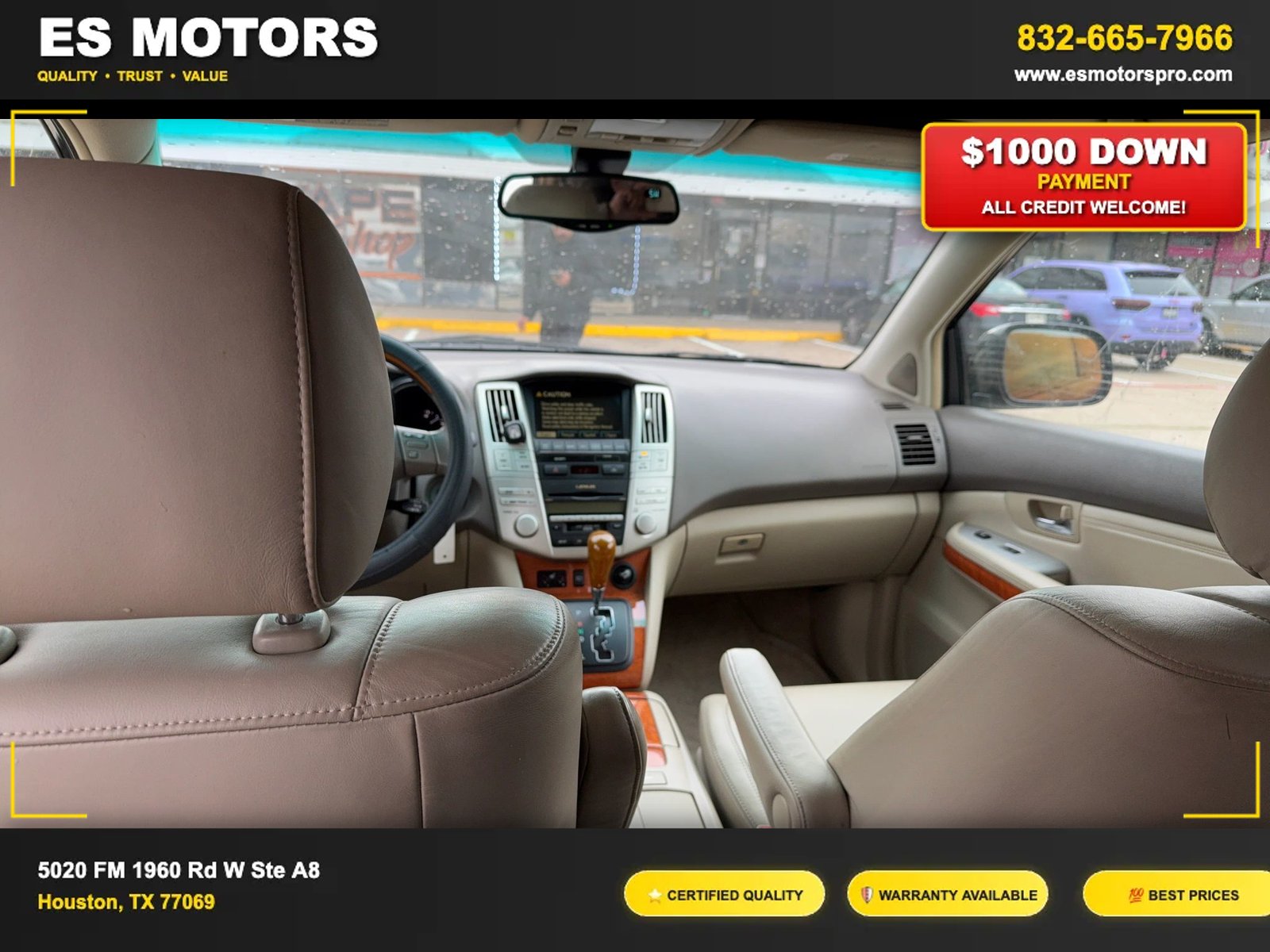 
2007 Lexus RX RX 350 Sport Utility 4D full									