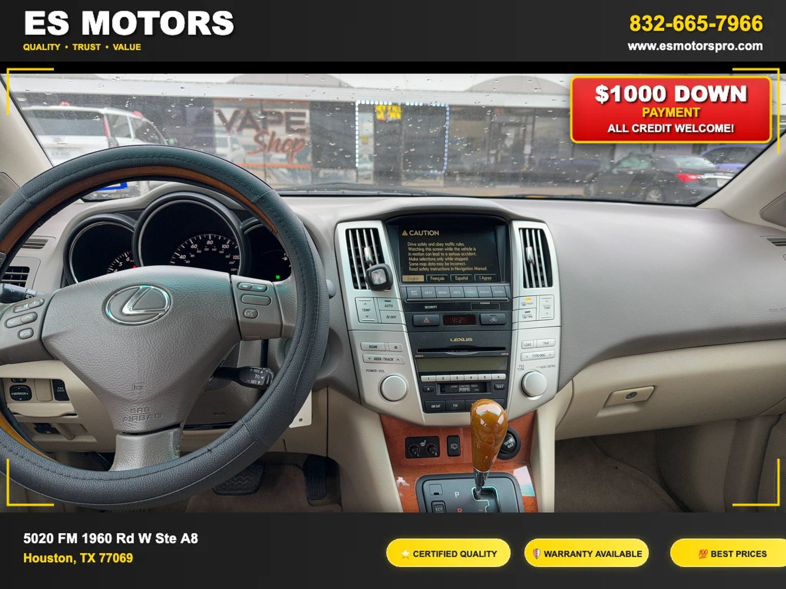 
2007 Lexus RX RX 350 Sport Utility 4D full									