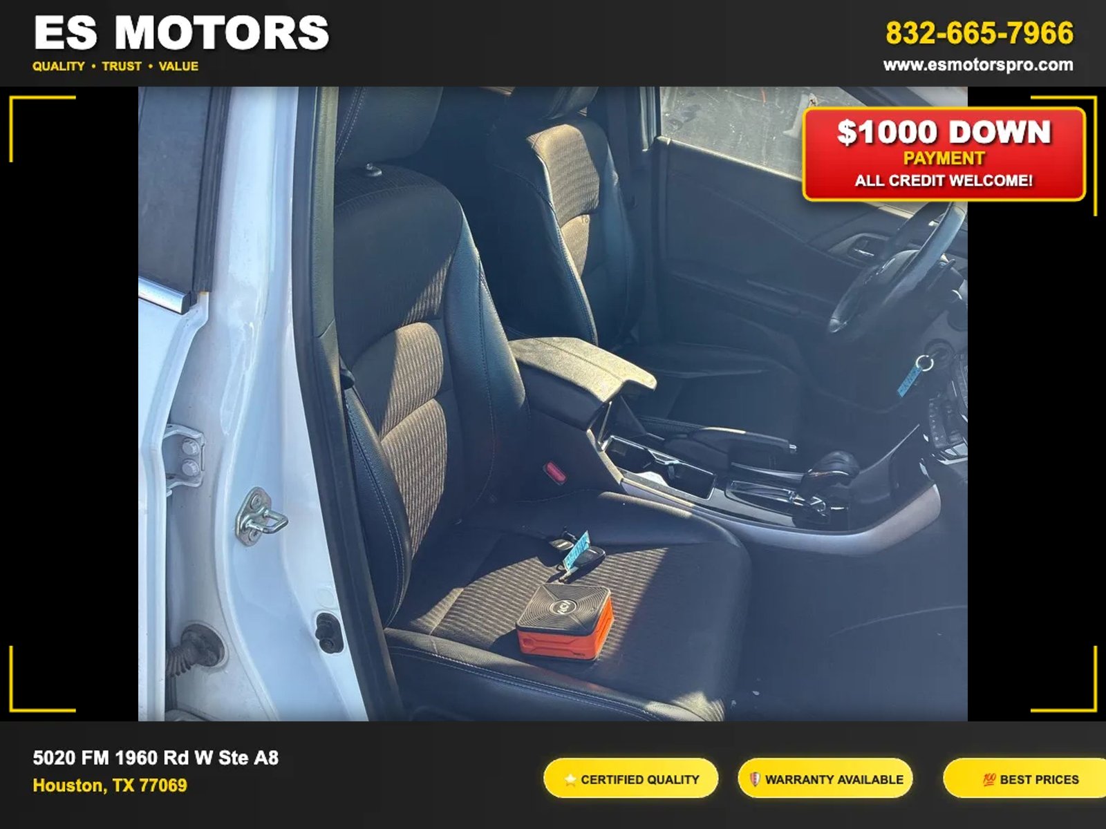 
2017 Honda Accord Sport Sedan 4D full									