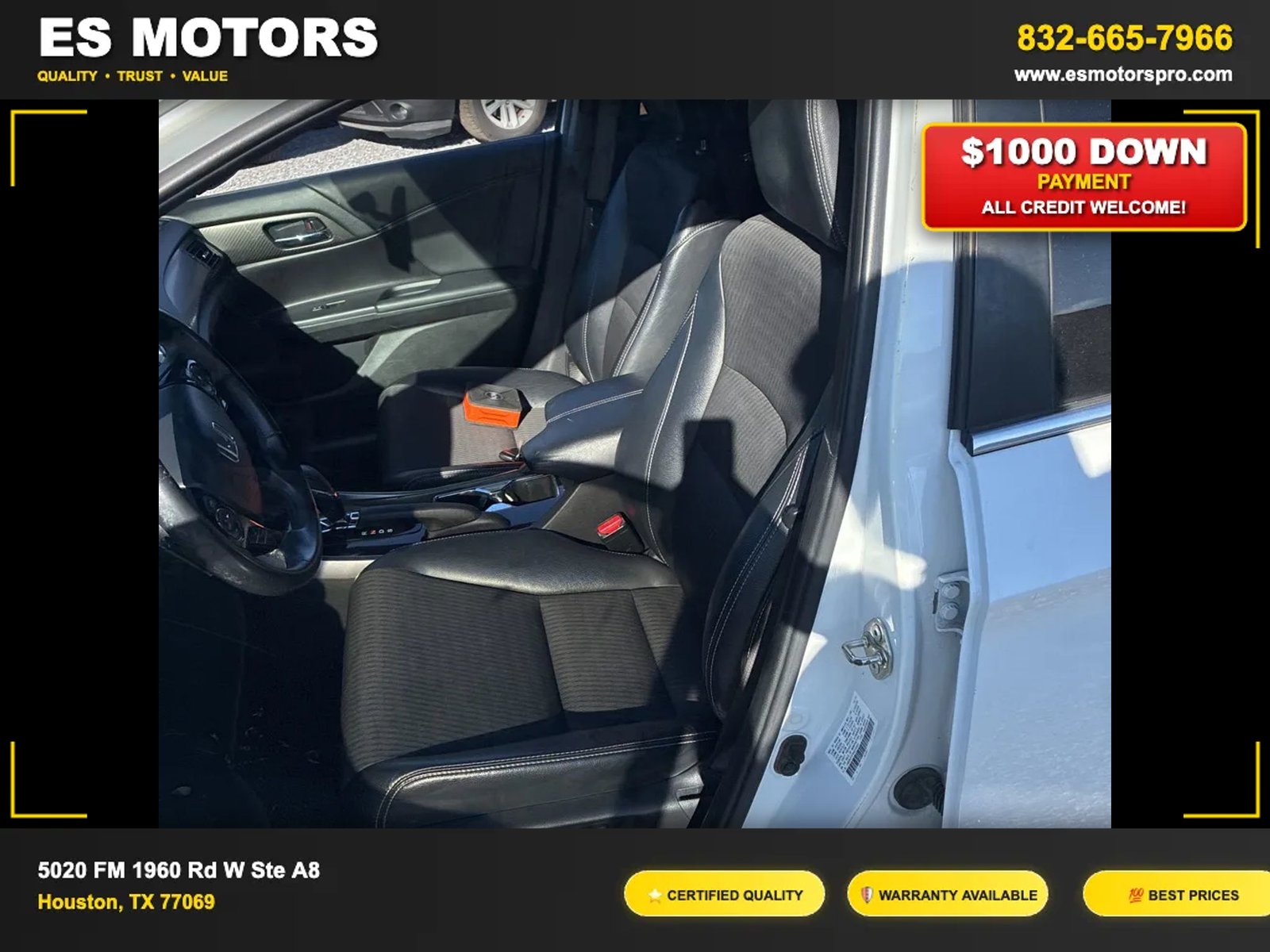 
2017 Honda Accord Sport Sedan 4D full									