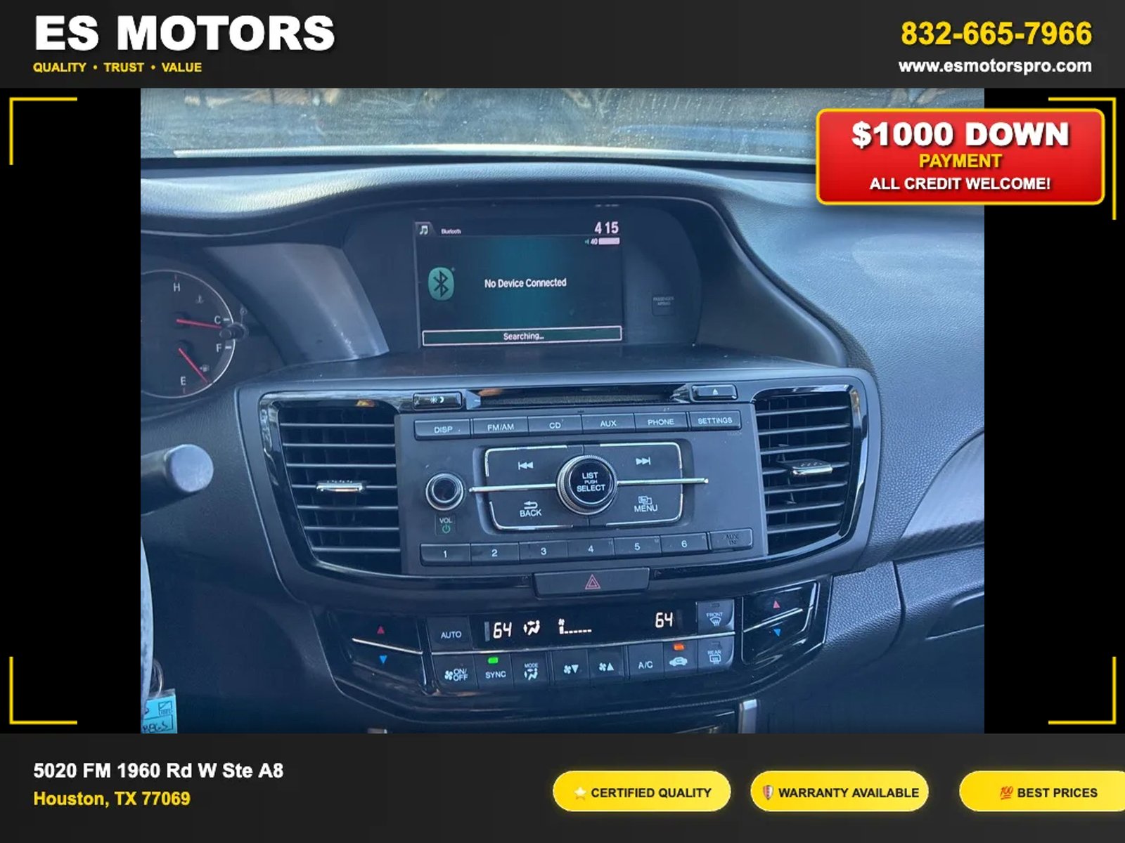 
2017 Honda Accord Sport Sedan 4D full									